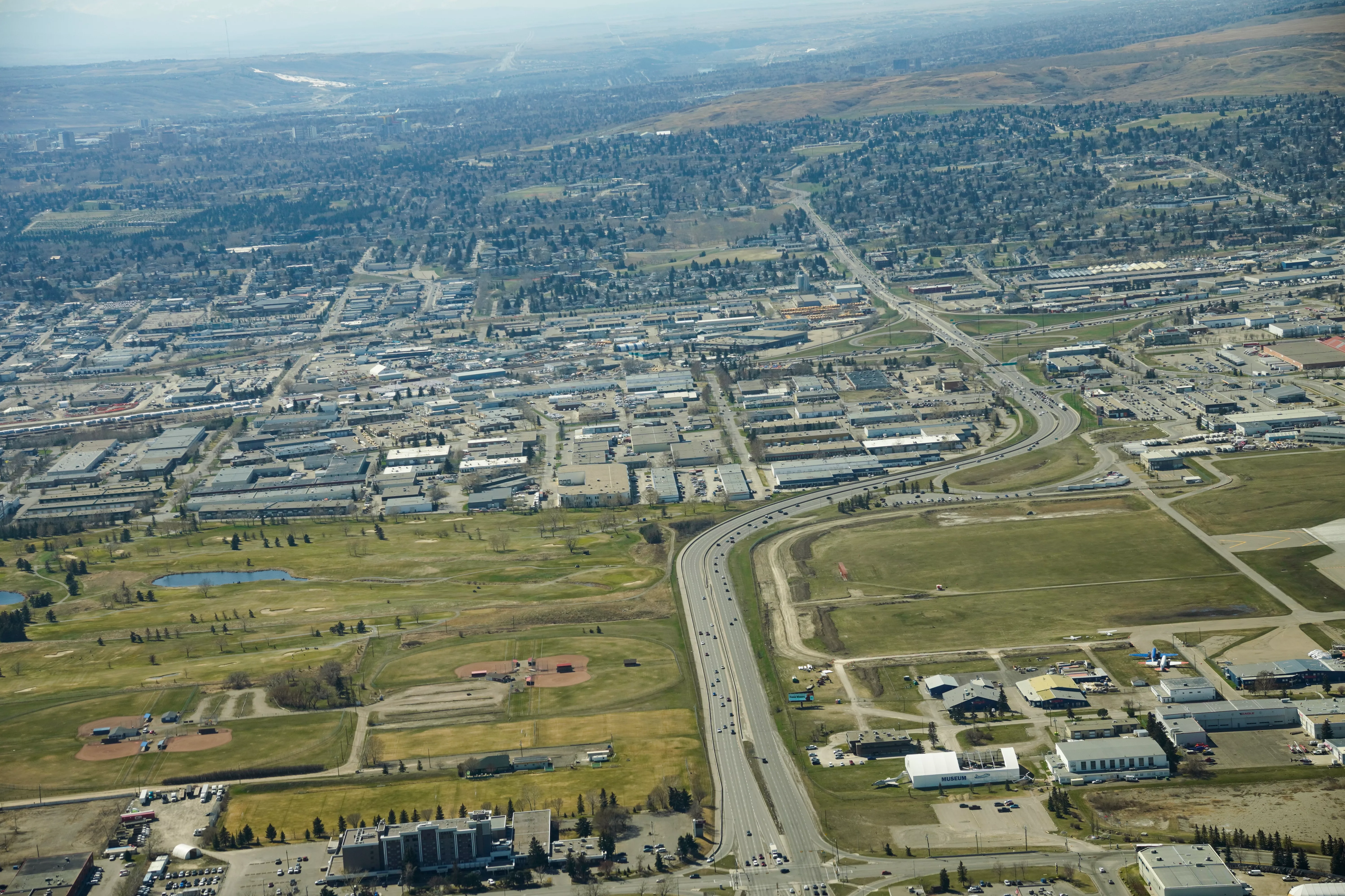 Calgary from above