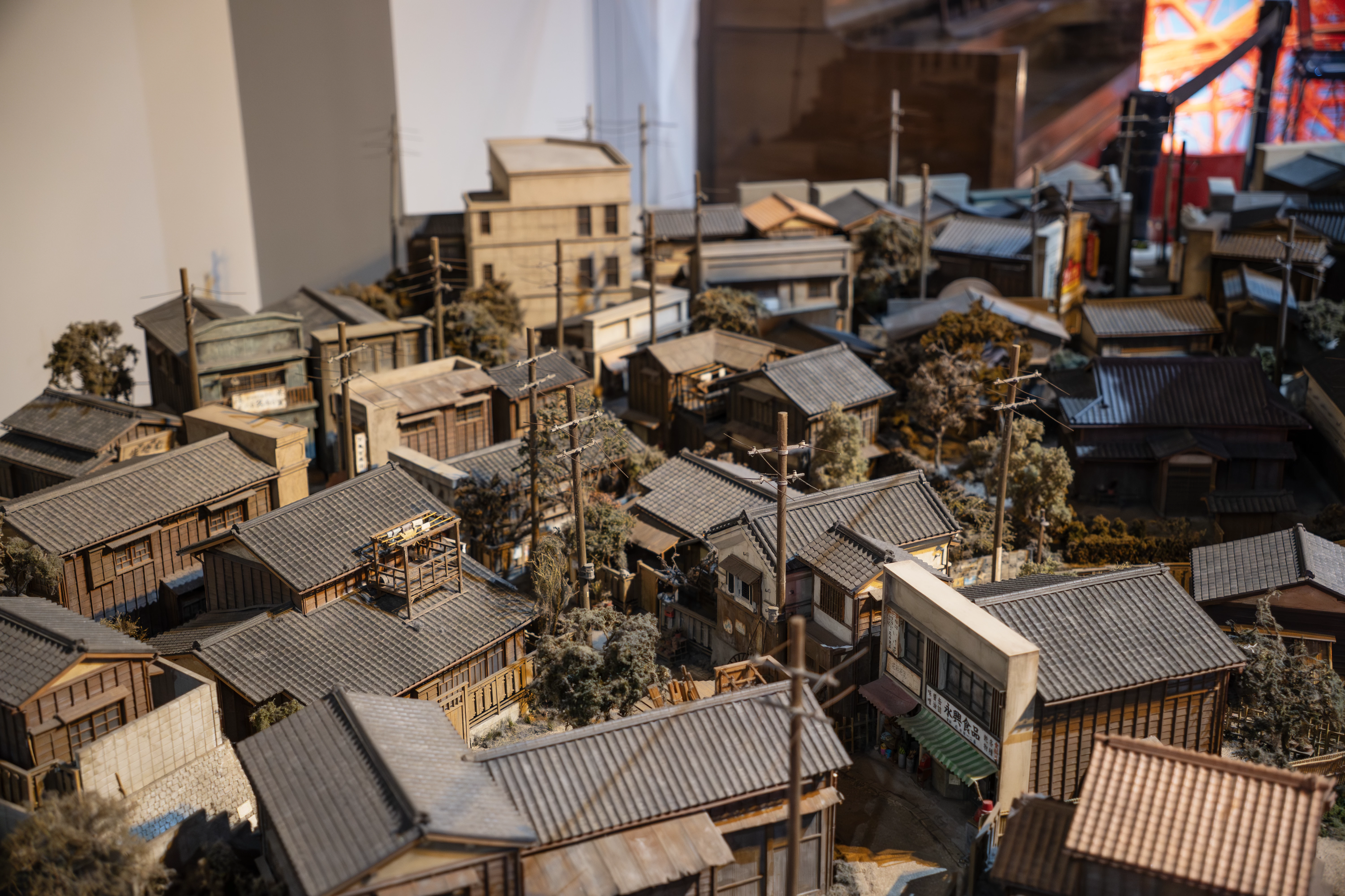 Miniature town in Tokyo Tower