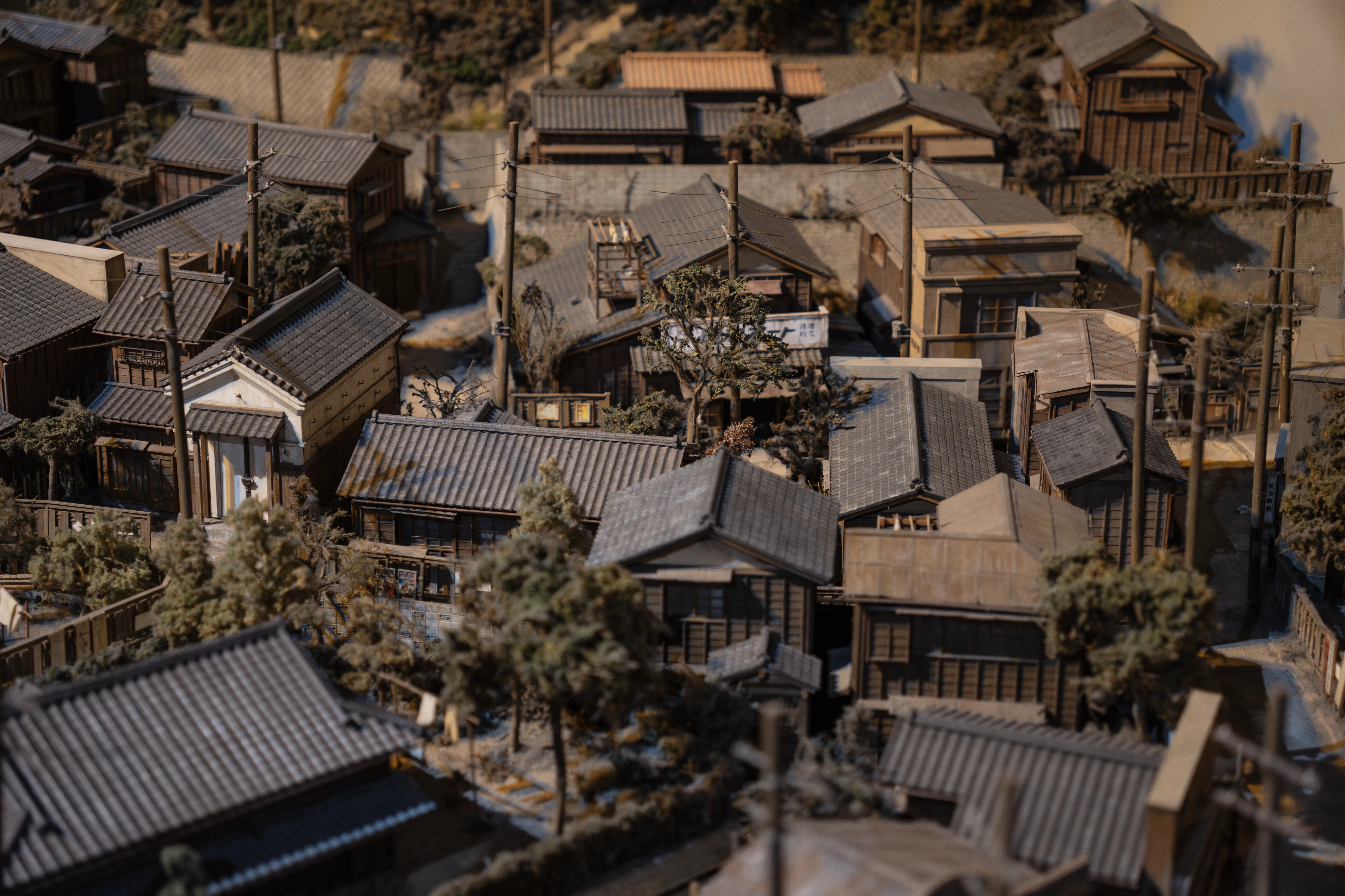 Miniature town in Tokyo Tower