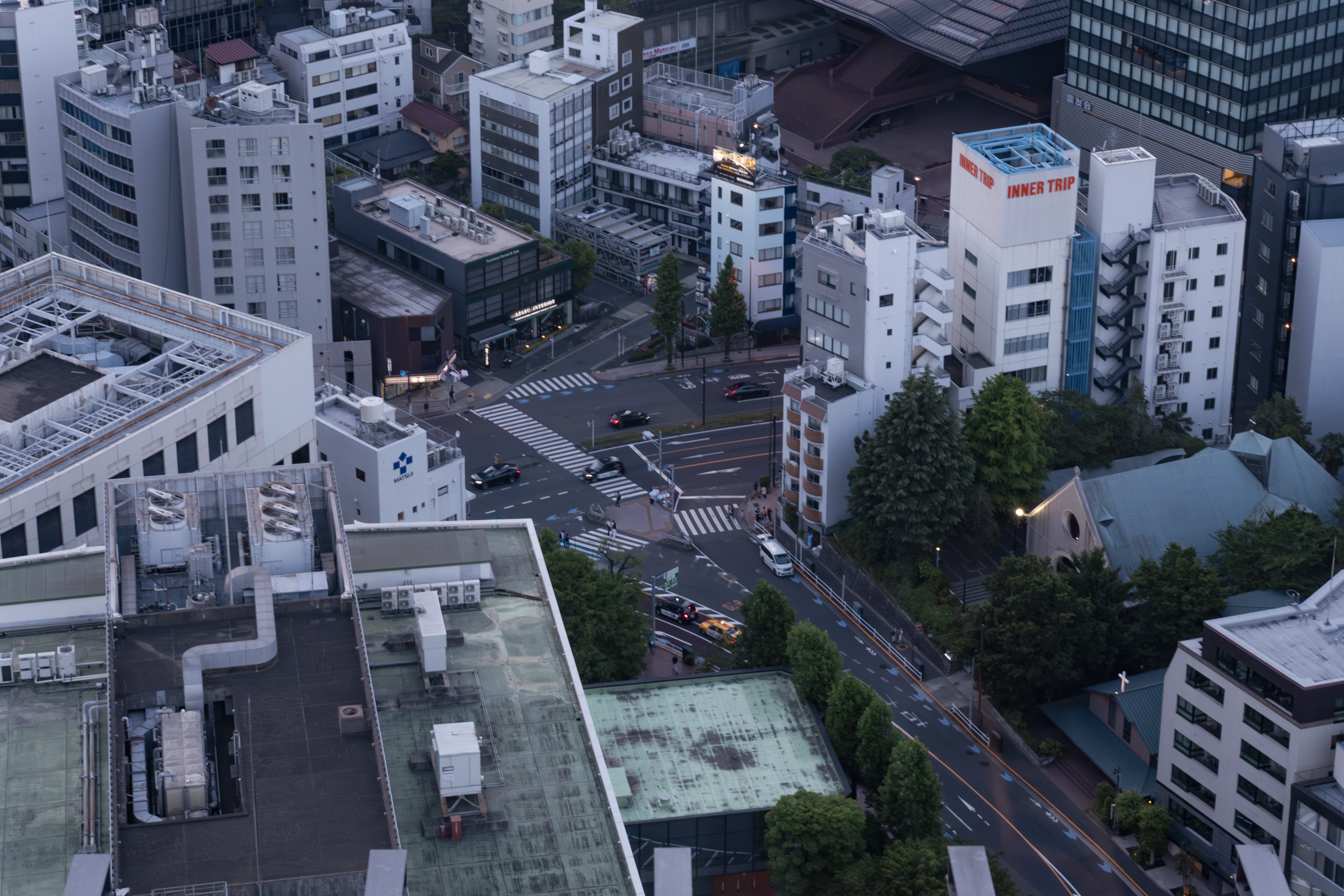 View of Tokyo in Tokyo Tower