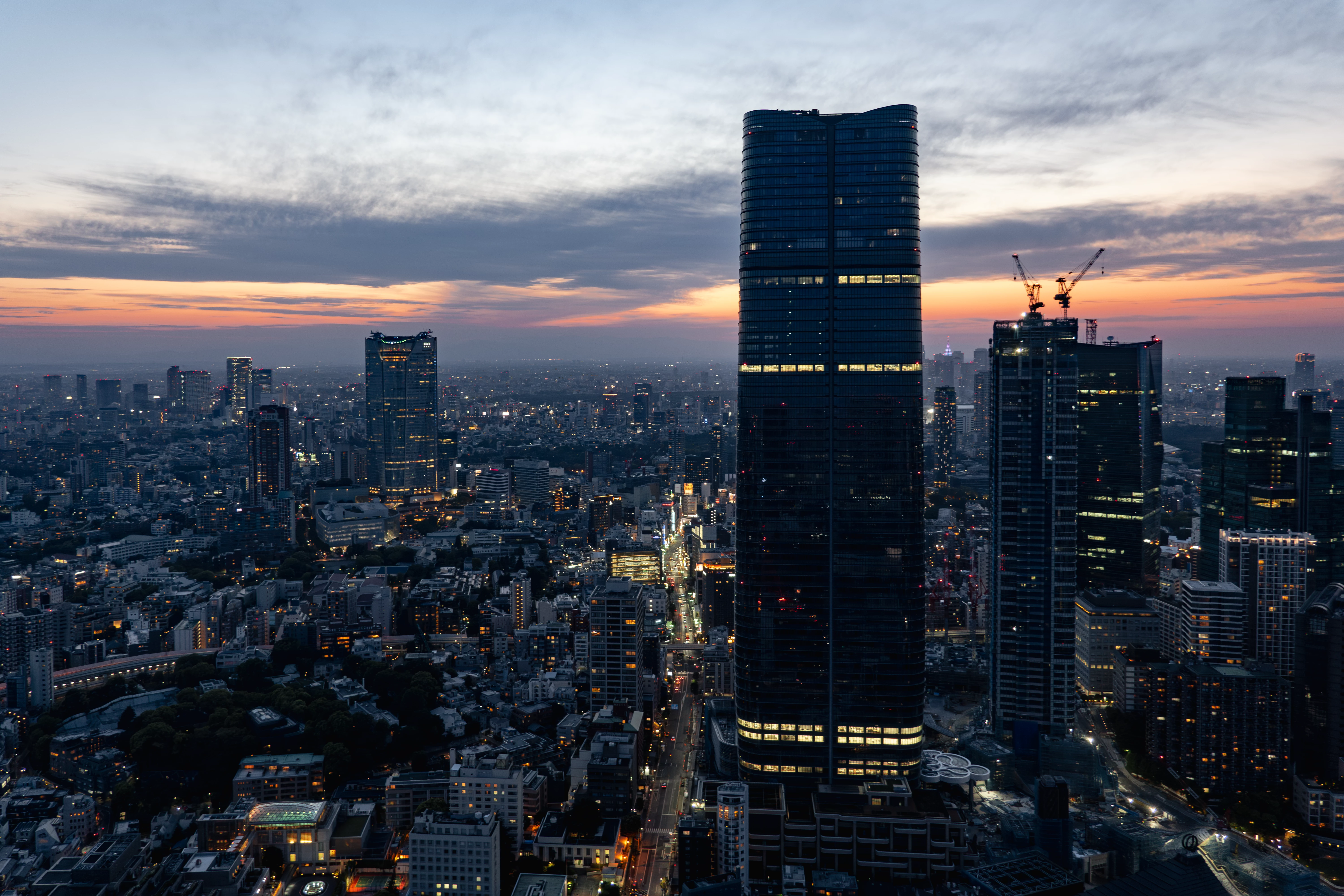 View of Tokyo in Tokyo Tower