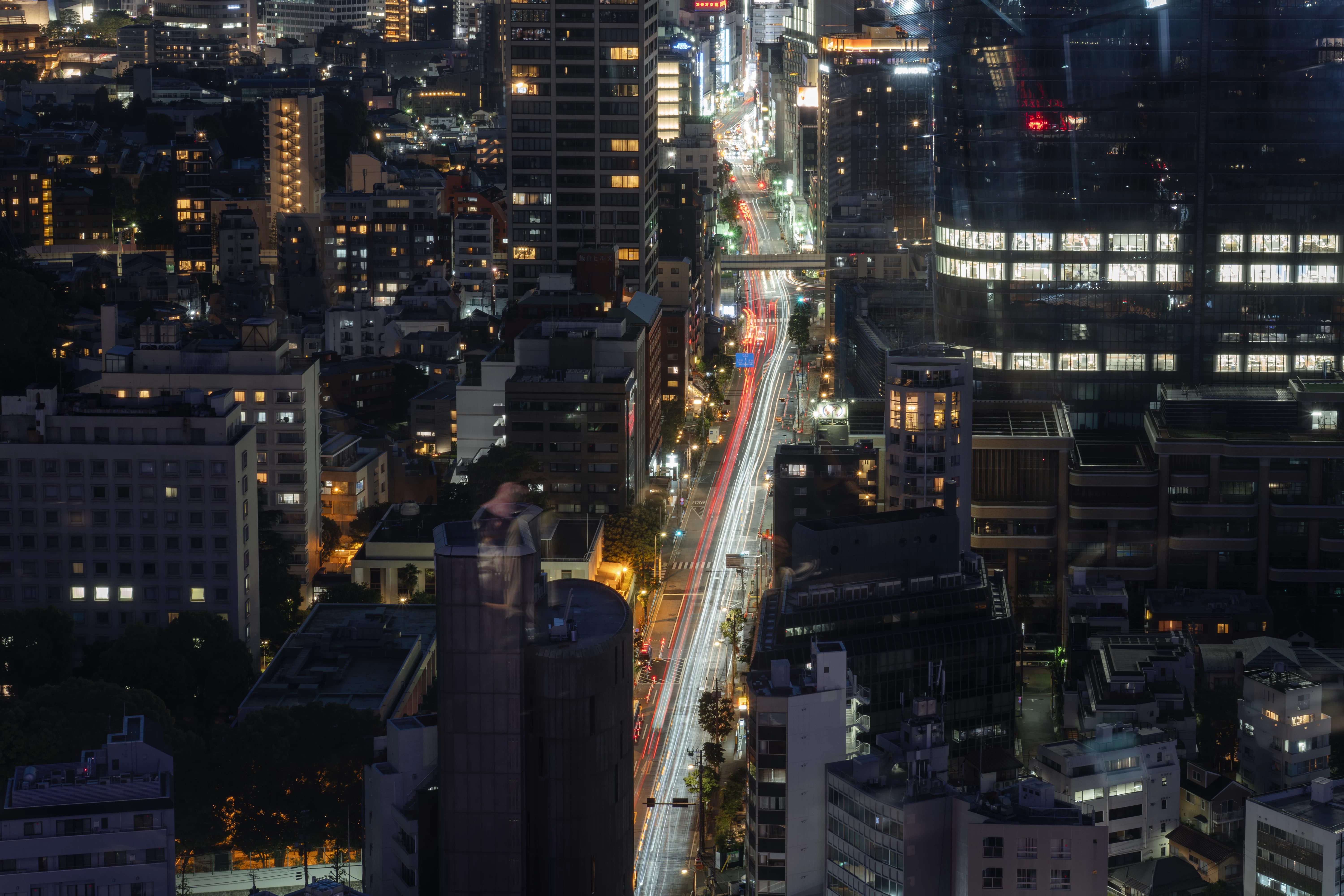 View of Tokyo in Tokyo Tower