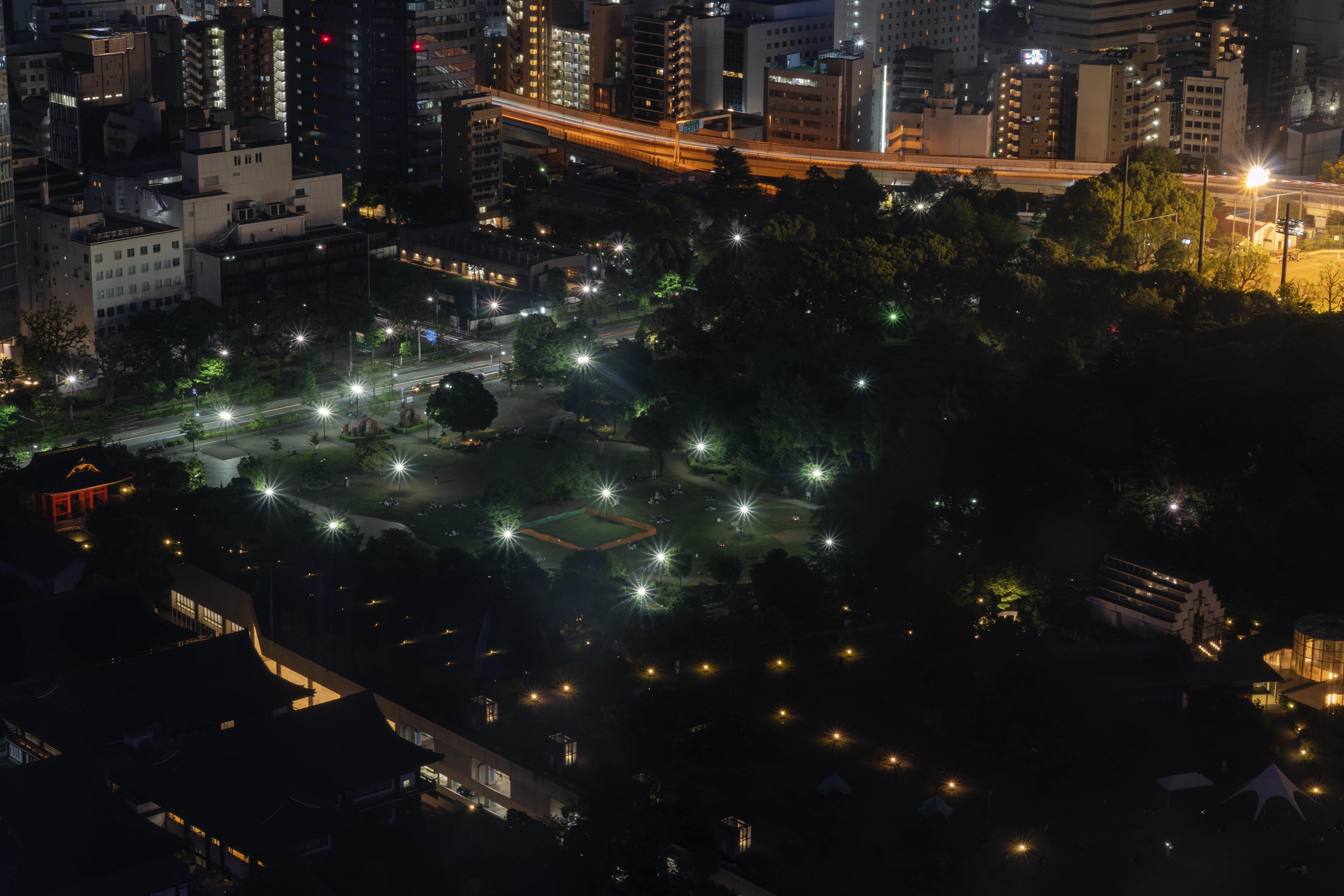 View of Tokyo in Tokyo Tower