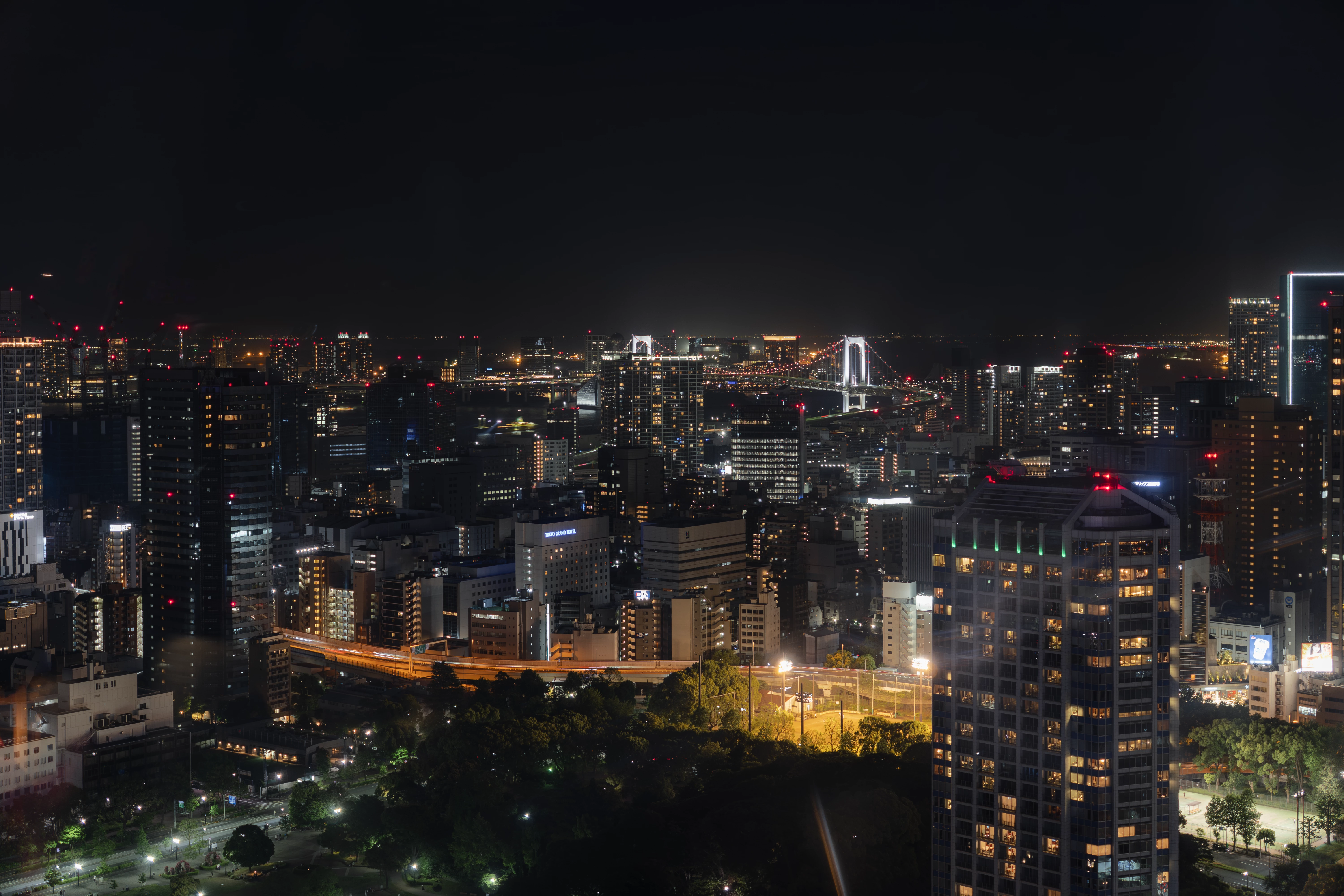 View of Tokyo in Tokyo Tower