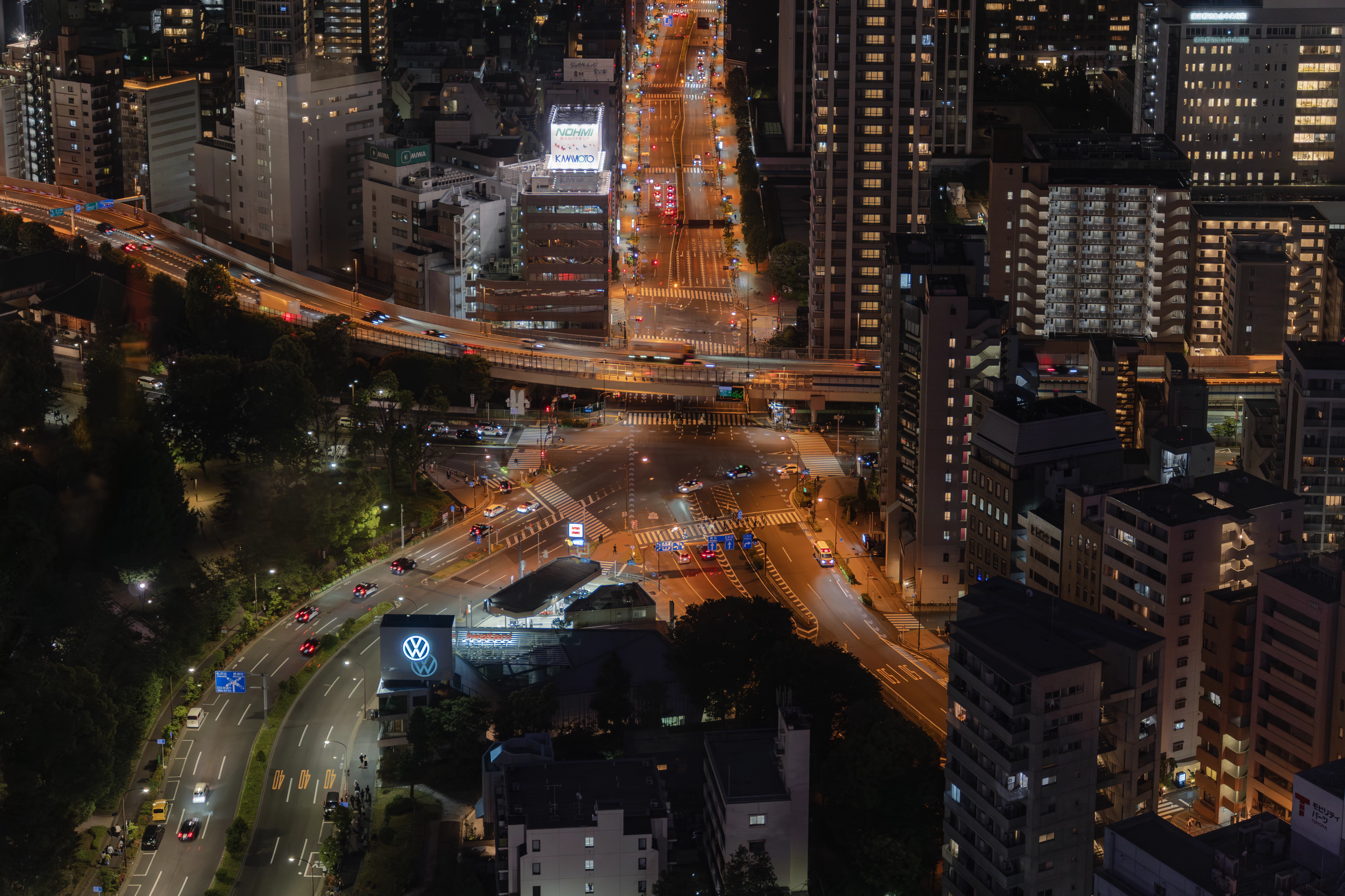 View of Tokyo in Tokyo Tower