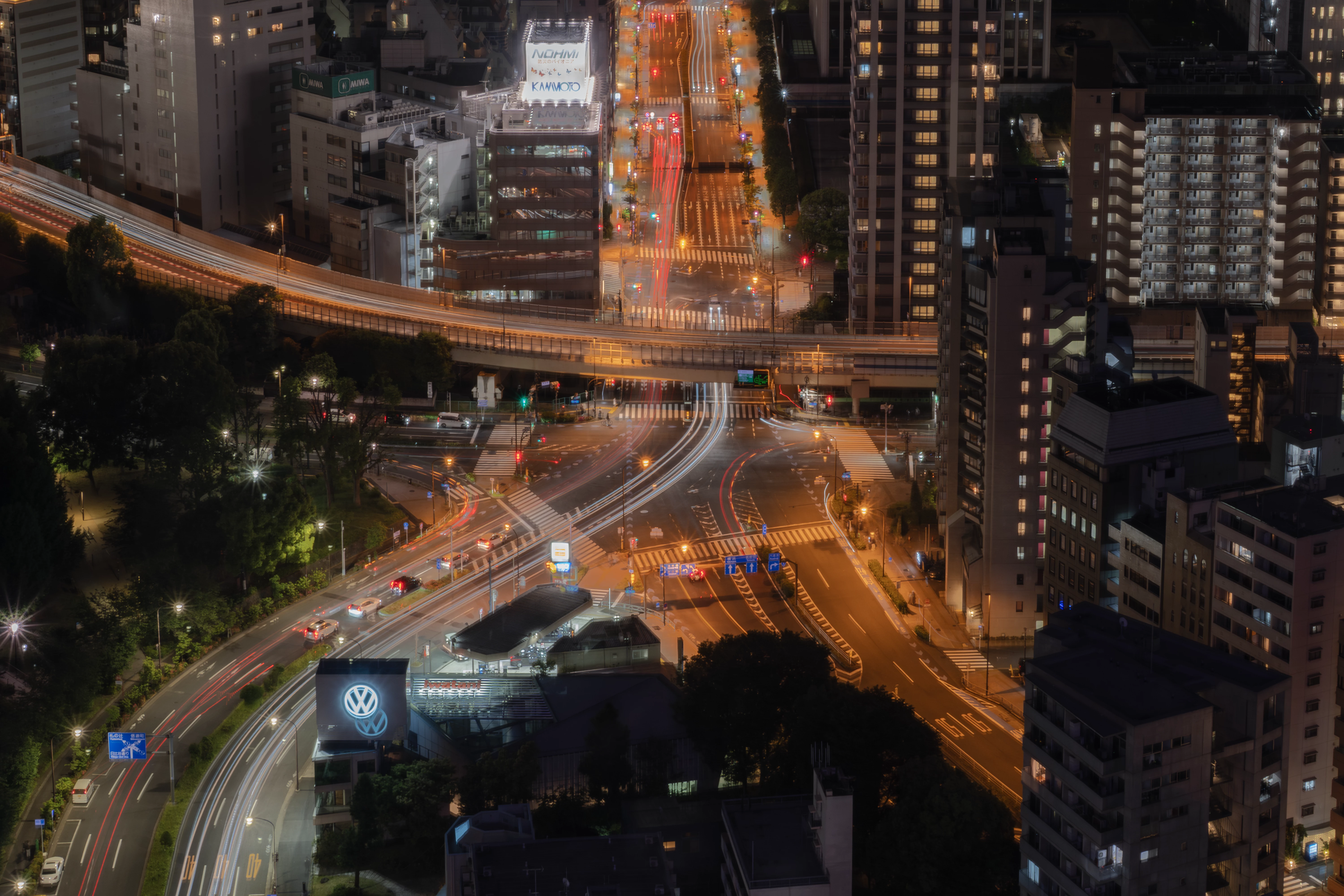 View of Tokyo in Tokyo Tower