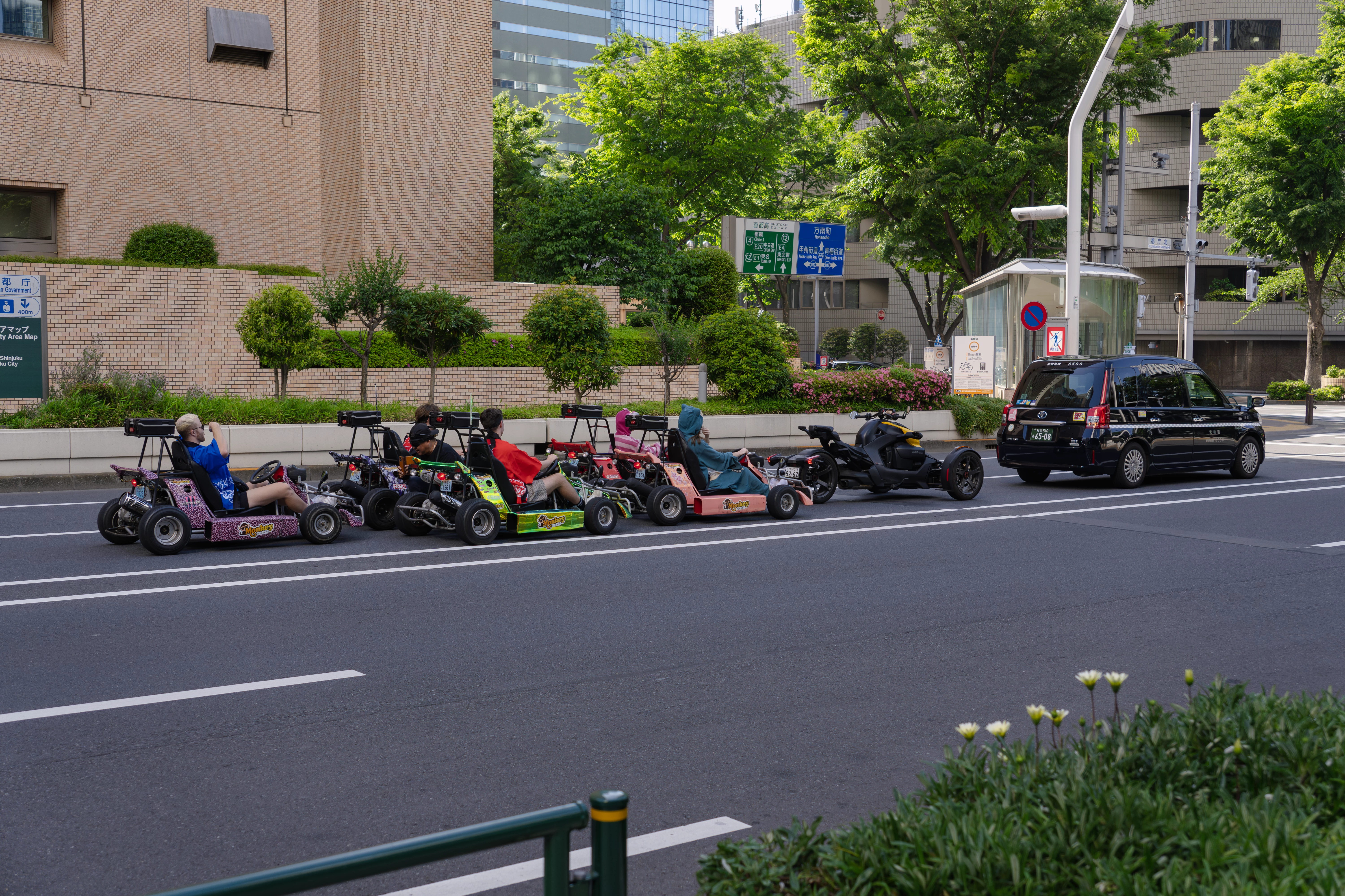 Karts on Tokyo street