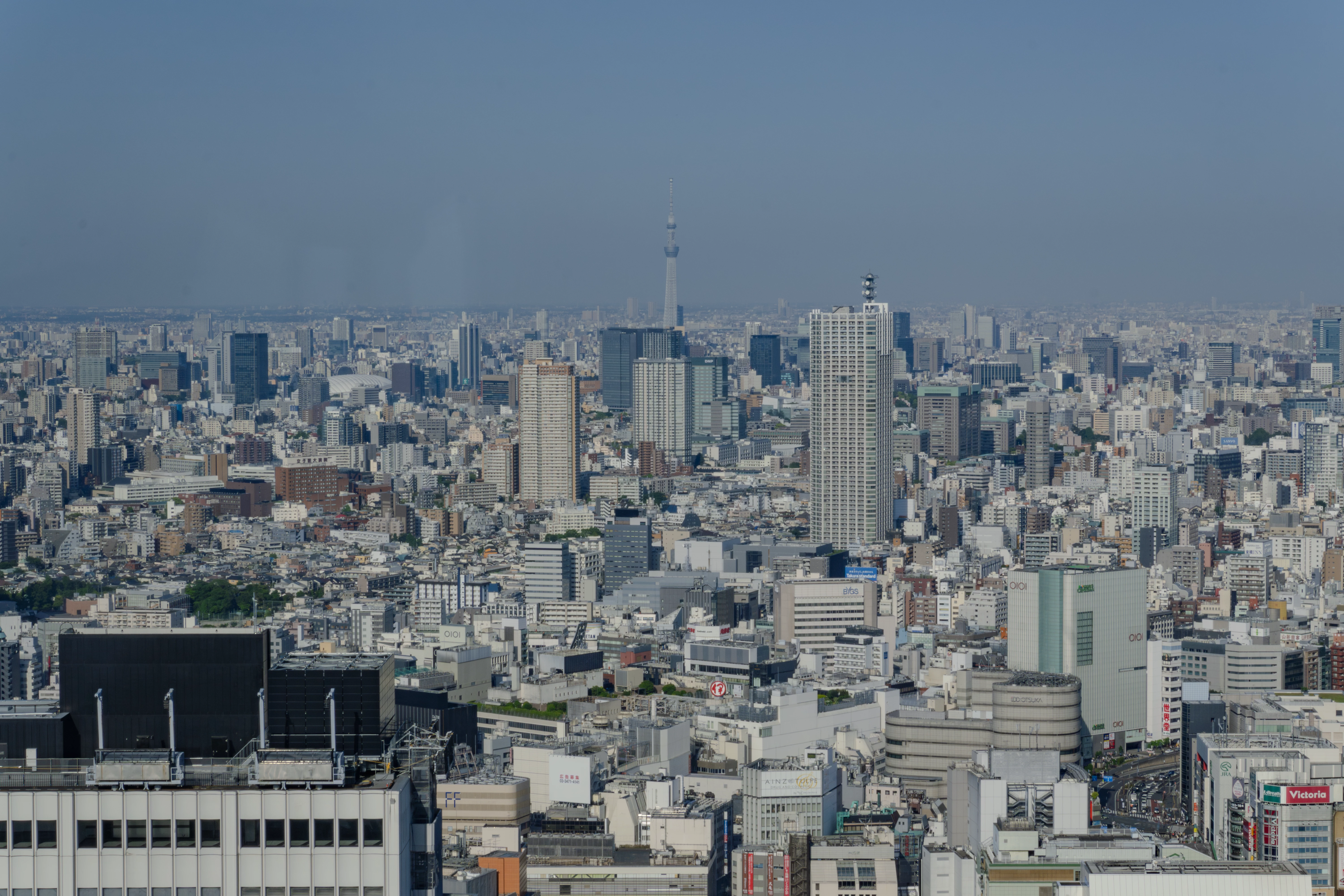 View of Tokyo in Tokyo Metropolitan Government Building