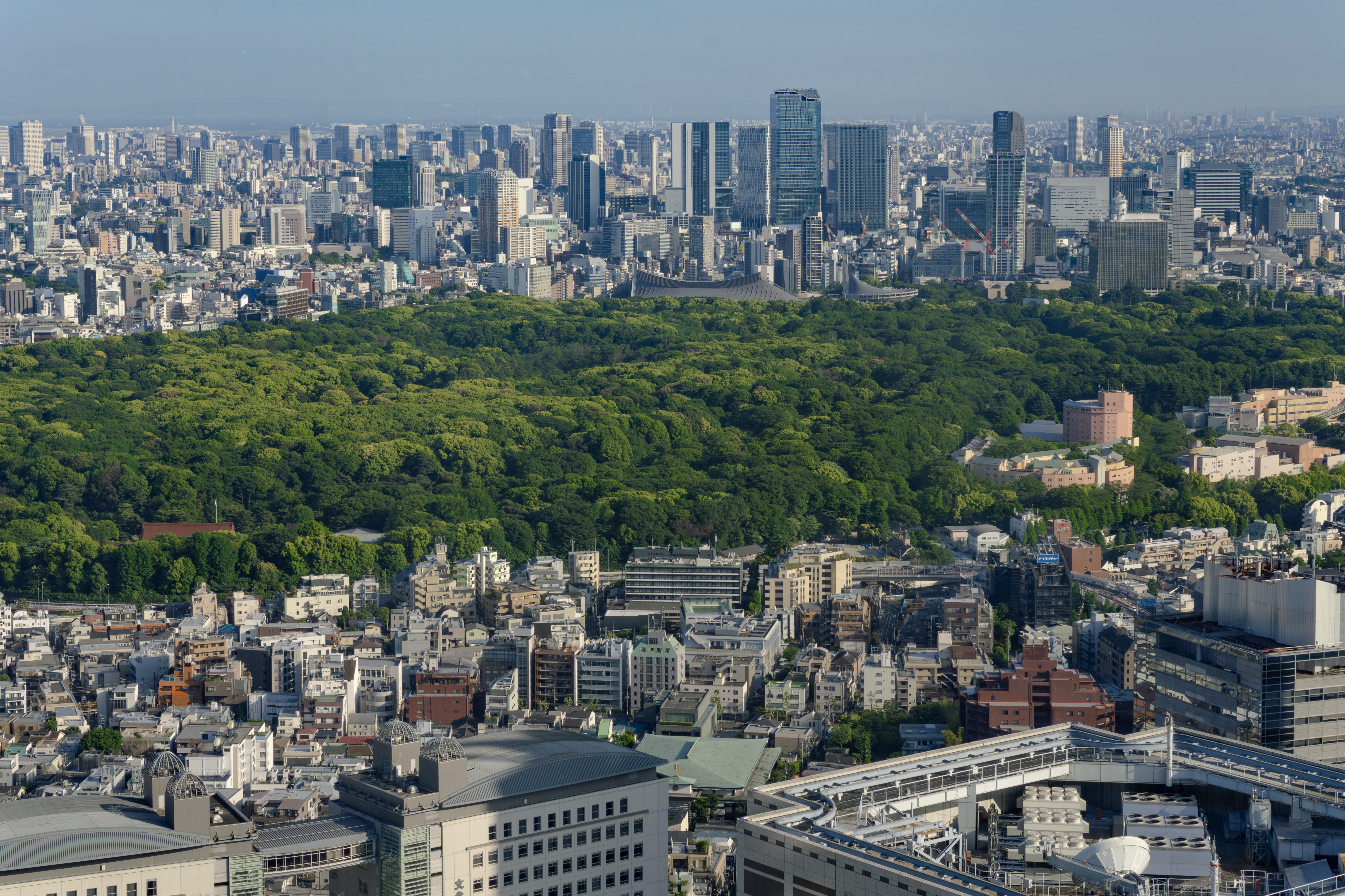 View of Tokyo in Tokyo Metropolitan Government Building