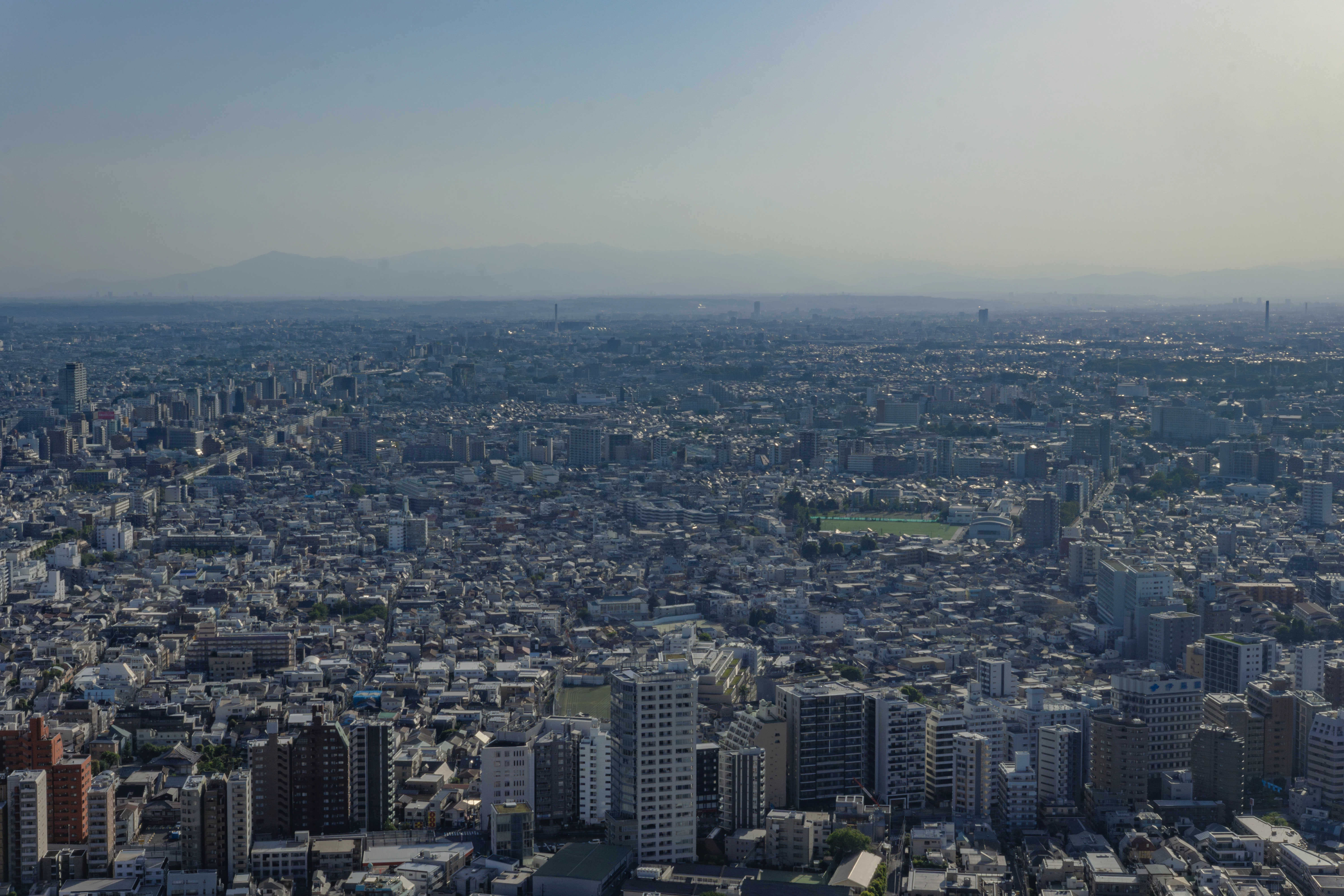 View of Tokyo in Tokyo Metropolitan Government Building