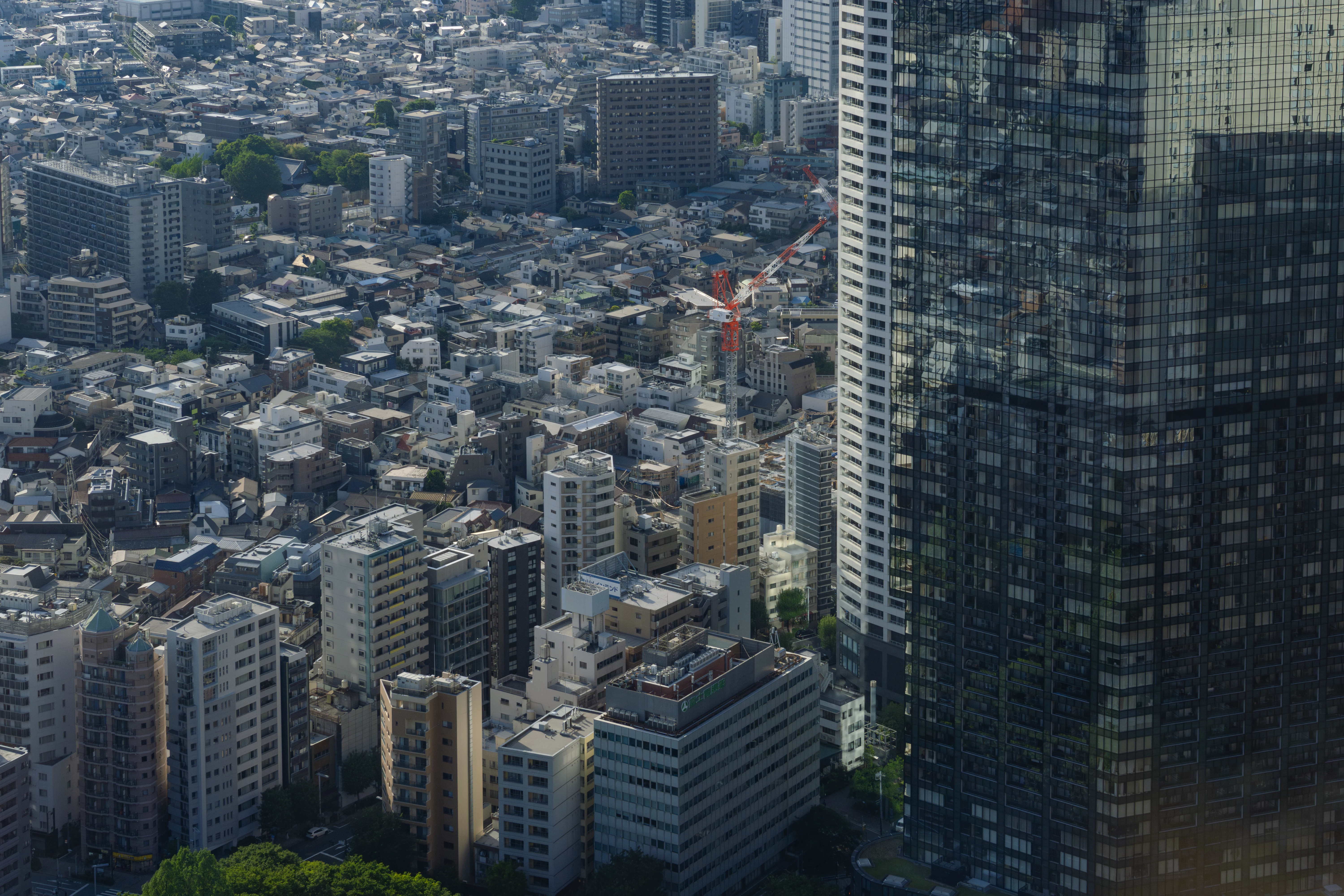 View of Tokyo in Tokyo Metropolitan Government Building